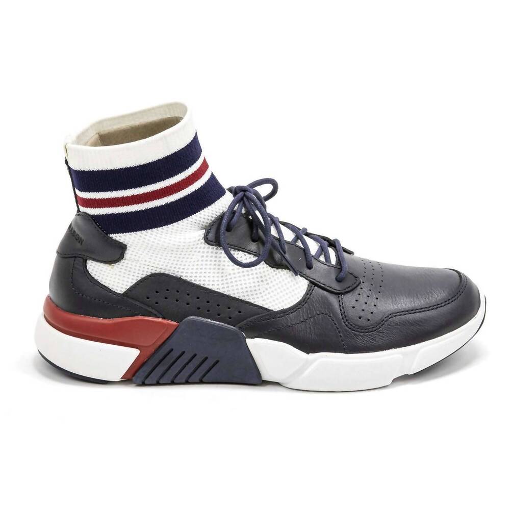 NEW MARK NASON men's block varsity shoes in navy